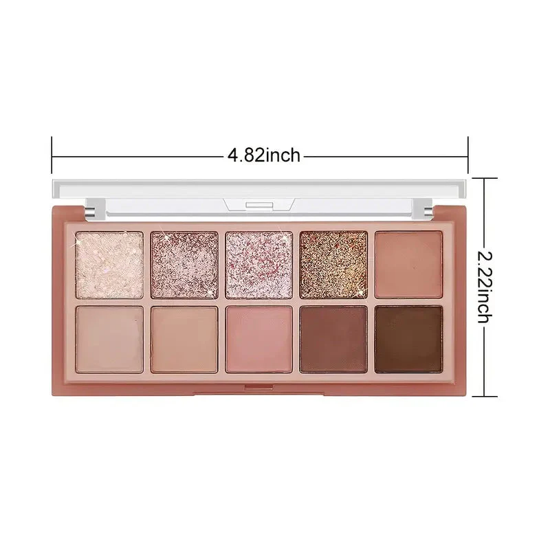 10 Colors Eyeshadow Palette - Image 5