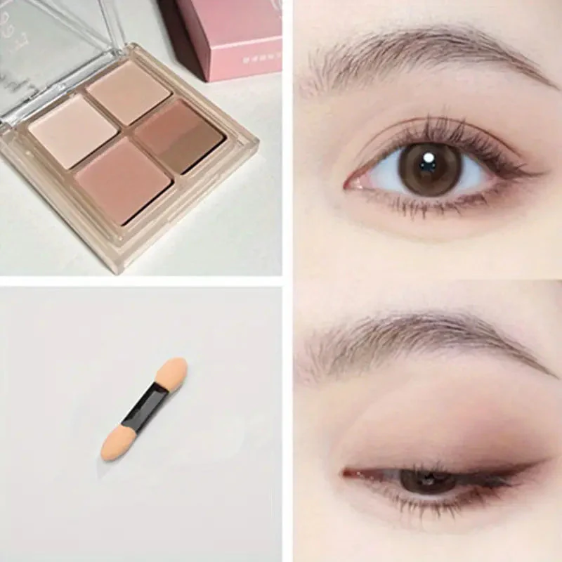 5 Colors Low Saturated Eyeshadow Palette - Image 4