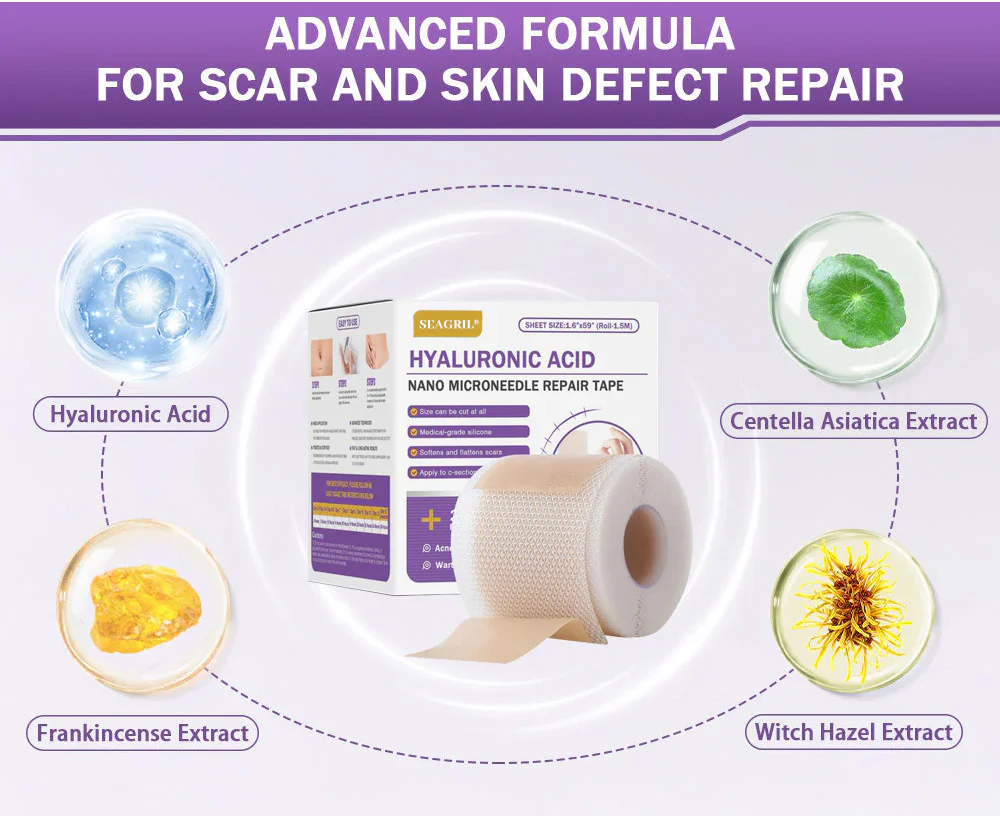 ✨ SEAGRIL® Official – Clinically Proven Scar & Skin Repair Tape Fade old scars, restore smoothness, and rebuild confidence — trusted by dermatologists. - Image 2