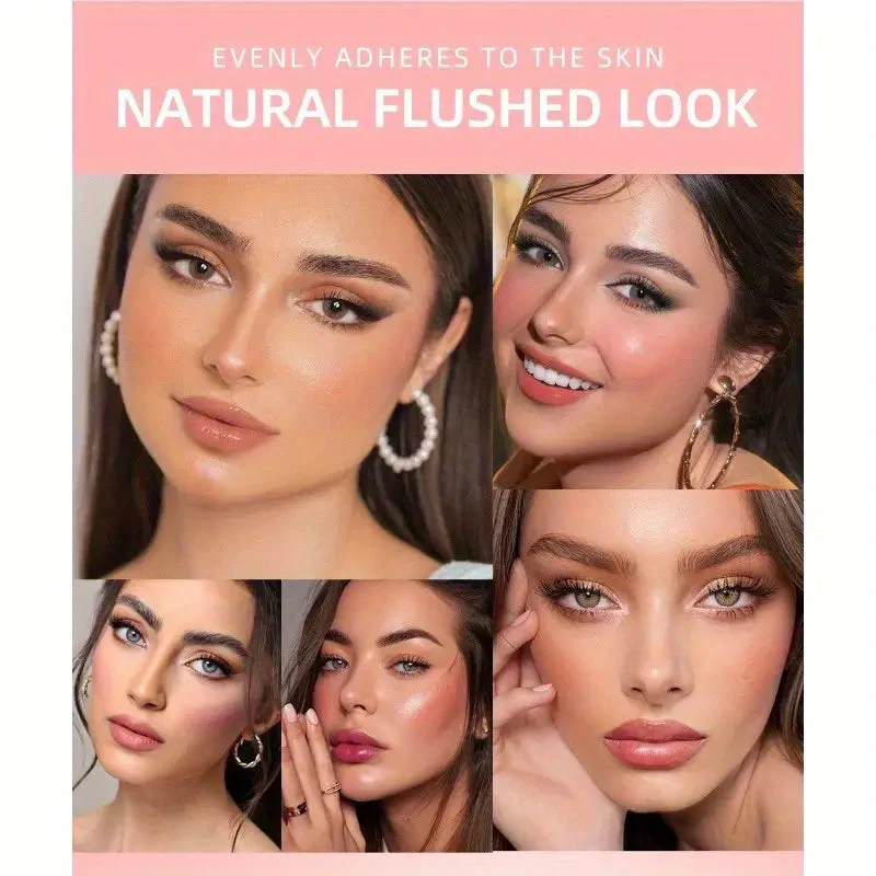 Natural Skin Color Waterproof Long-lasting Liquid Blush - Image 2